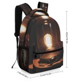 yanfind Children's Backpack Glass Dark Light Illuminated Lamp Bulb Preschool Nursery Travel Bag
