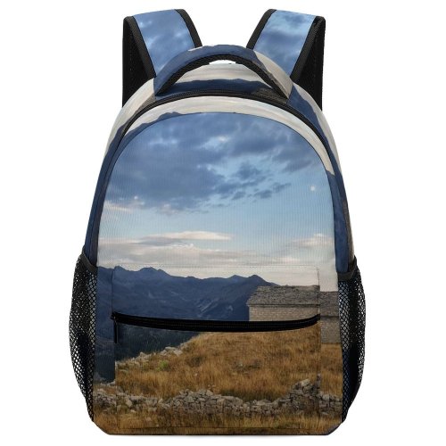 yanfind Children's Backpack Ioannina Range Sky  Tzoumerka Housing Wilderness Free Bunker Kalarrites Outdoors Preschool Nursery Travel Bag