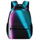 yanfind Children's Backpack  Dynamic Surreal Design Shining Artistic Insubstantial Creativity Smooth Energy Colorful Curve Preschool Nursery Travel Bag