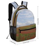 yanfind Children's Backpack Field Grassland Outdoors Countryside Mound Scenery Public Domain Preschool Nursery Travel Bag
