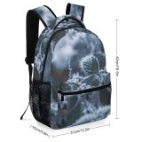 yanfind Children's Backpack  Focus Frozen Winter Plant Branch Season Icee Wood Daylight Snow Flakes Preschool Nursery Travel Bag