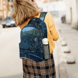 yanfind Children's Backpack Bay Boating Boats Tourism Coast Erosion Rocky Scenery Sunlight Formation Landscape Daylight Preschool Nursery Travel Bag