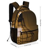 yanfind Children's Backpack Electricity Energy Dark Design Idea Vintage Light Illuminated Bulb Lamp Lantern Preschool Nursery Travel Bag
