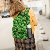 yanfind Children's Backpack Freshness Diet Pasture Pile Vegetables Nutrition Raw Round Legume Preschool Nursery Travel Bag
