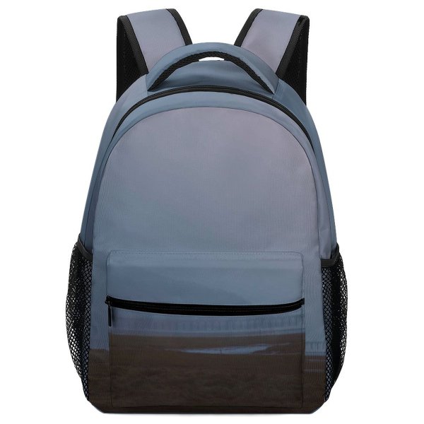 yanfind Children's Backpack Grey Outdoors Fog Landscape Uk Panoramic Scenery Mist Fairbourne Nervum United Preschool Nursery Travel Bag