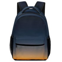 yanfind Children's Backpack Dark Artistic Sunset Landscape Evening Travel Space Island Light Sunrise Astronomy Preschool Nursery Travel Bag