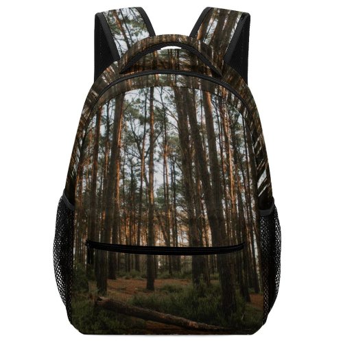 yanfind Children's Backpack Forrest  Tree Birch Plant Sunset Free Jungle Woodland Cape Outdoors Preschool Nursery Travel Bag