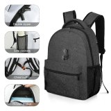 yanfind Children's Backpack Footprints Outside Sand Texture Seashore Beach Preschool Nursery Travel Bag