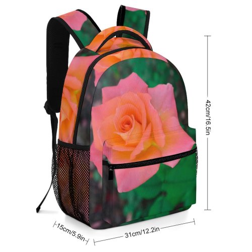 yanfind Children's Backpack Flower  Plant Rose  Leaf Lightroom Beautiful Nice Petal Jar Pottery Preschool Nursery Travel Bag