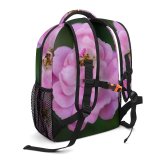 yanfind Children's Backpack Flower Geranium  Plant Pollen Petal Rose Purple Peony Creative Commons Preschool Nursery Travel Bag