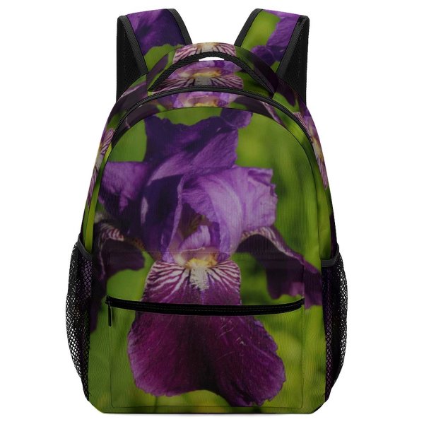yanfind Children's Backpack  Public Purple Wallpapers Domain Images Plant Flower Preschool Nursery Travel Bag