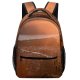 yanfind Children's Backpack Backlit Golden Fog Clouds Sunset Landscape Sunglare Hike Travel Light Beach Mist Preschool Nursery Travel Bag