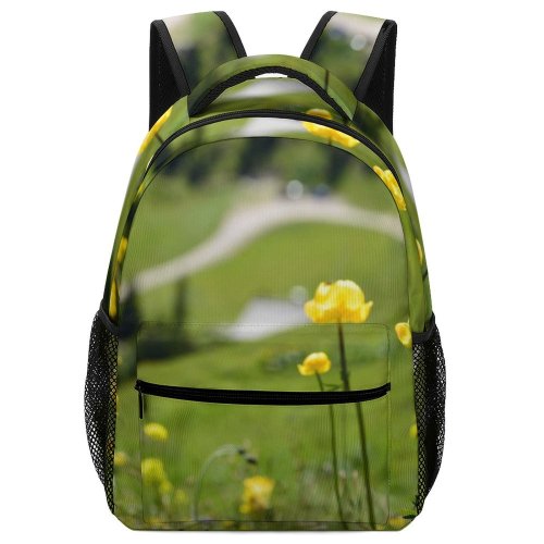yanfind Children's Backpack Field Grassland Outdoors Countryside Farm Rural Meadow Plant Tirol Austria Jar Spring Preschool Nursery Travel Bag