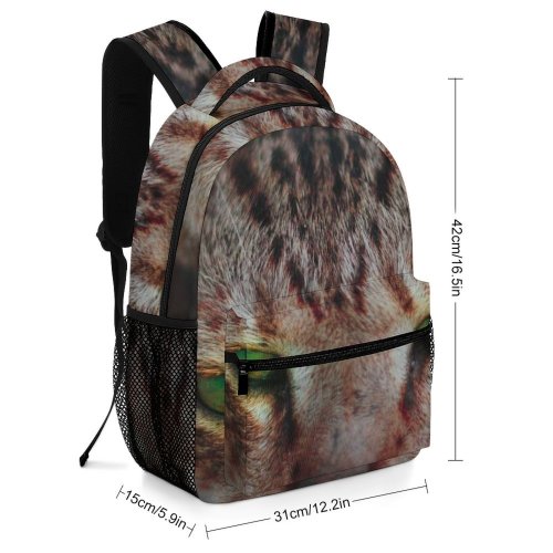 yanfind Children's Backpack Malé Pet Fur Maldives Pictures Grey Sleep Cat  Eyes Preschool Nursery Travel Bag