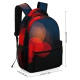 yanfind Children's Backpack  Bokeh Blurred Dark Glisten Round Lights Defocused Preschool Nursery Travel Bag
