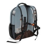 yanfind Children's Backpack Australia Adventure Bay Byron Navigation Lighthouse Cape Architecture Preschool Nursery Travel Bag
