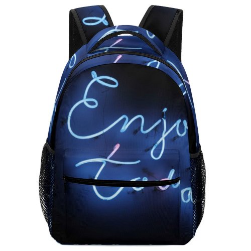 yanfind Children's Backpack Blogging Dark Design Illuminated Lights Creativity Enjoy Display Neon Today Signage Art Preschool Nursery Travel Bag