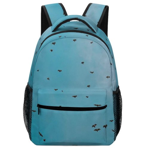 yanfind Children's Backpack Flock  Sky  Flying Birds Rwanda Serrah Bat Branch Leaves Tree Preschool Nursery Travel Bag