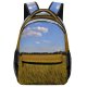 yanfind Children's Backpack Landscape Countryside Scenic Pictures Grassland Outdoors Oblast Kyiv Picturesque Grass Preschool Nursery Travel Bag
