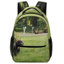 yanfind Children's Backpack Dog Pet Grass Plant Stock Preschool Nursery Travel Bag