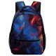 yanfind Children's Backpack  Expressionism Dark Artistic Insubstantial Creativity Grunge Energy Colorful Laser Light Abstract Preschool Nursery Travel Bag