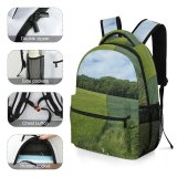 yanfind Children's Backpack Field Grassland Outdoors Countryside Farm Rural Grass Plant Meadow Erfurt Alemanha Land Preschool Nursery Travel Bag