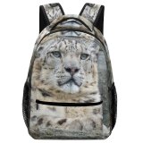 yanfind Children's Backpack Leopard Big Eyes Carnivore Dangerous Wild Outdoors  Felidae Jungle Whiskers Wildlife Preschool Nursery Travel Bag