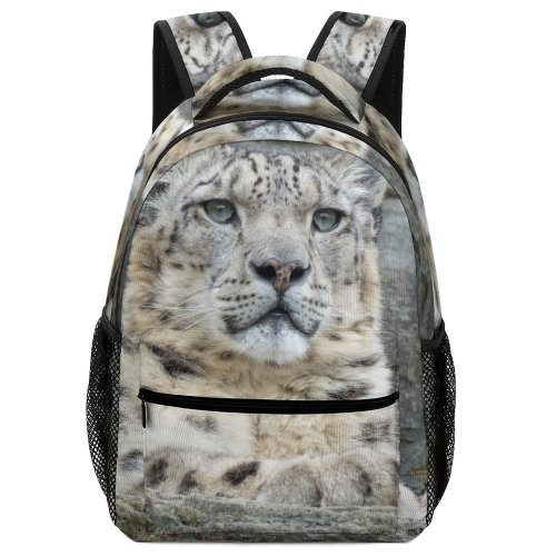 yanfind Children's Backpack Leopard Big Eyes Carnivore Dangerous Wild Outdoors  Felidae Jungle Whiskers Wildlife Preschool Nursery Travel Bag