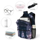 yanfind Children's Backpack Frozen Winter Street City Lights Icee Landscape Evening Wear Fashion Snow Preschool Nursery Travel Bag