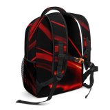 yanfind Children's Backpack Fire Light Effects Abstract Gradient Curves Shapes Colours Lines Transparency Flame Preschool Nursery Travel Bag