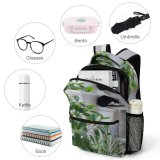 yanfind Children's Backpack Jalousie Plant  Colorful Charming Scratching Carnivore  Pet Spot  Cozy Preschool Nursery Travel Bag