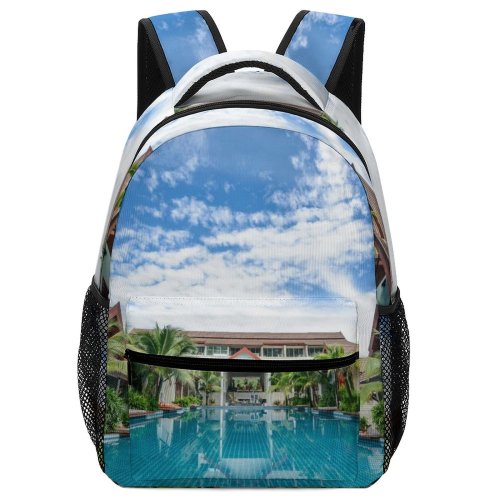 yanfind Children's Backpack Dug Resort Pool Villas Poolside Preschool Nursery Travel Bag