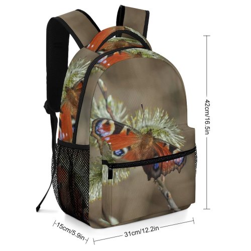 yanfind Children's Backpack Butterfly Plant Invertebrate Insect Unnamed Road Grenzach Wyhlen Bee Honey Conifer Tree Preschool Nursery Travel Bag