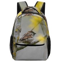 yanfind Children's Backpack Birds Sparrow Anthus Finch Penthalaz Suisse Automn Stock Preschool Nursery Travel Bag