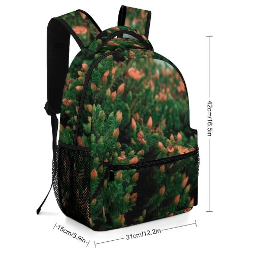 yanfind Children's Backpack Abies Bush Colombia Tree Pine Domain Plant Fir Spruce Public Santander Preschool Nursery Travel Bag