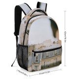 yanfind Children's Backpack Format Focus Depth Field Film Buildings Urban Architecture Sky Preschool Nursery Travel Bag