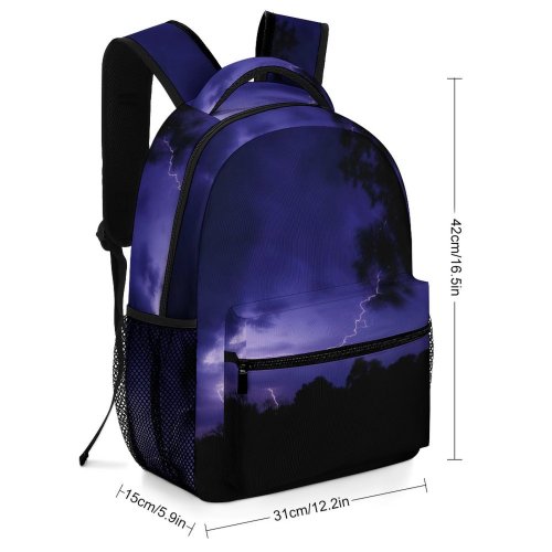 yanfind Children's Backpack Fog Outdoors Thunderstorm Cloudy Cumulus  Cloud Inversion Mist Images Meteorology Stormcell Preschool Nursery Travel Bag