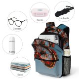 yanfind Children's Backpack  Park Time Design Rides Lights Lapse Colorful Funfair  Amusement Outdoors Preschool Nursery Travel Bag