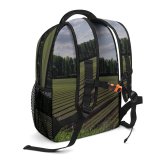 yanfind Children's Backpack Field Country Farm Ploughing Spring Arable Farming Potatoes Furrows Newcomp Rainhill Agriculture Preschool Nursery Travel Bag