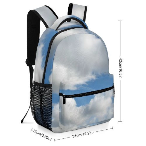 yanfind Children's Backpack Cloud Clouds Sky Storm Stormy Peaceful Rise Wind Wide Preschool Nursery Travel Bag