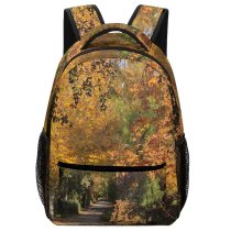 yanfind Children's Backpack Landscape Road Plant Woodland Forest Trunk  Pictures Outdoors Stock Tree Preschool Nursery Travel Bag