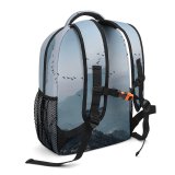 yanfind Children's Backpack Birds Ooty India  Range Outdoors Tamil Nadu Flock Grey Peak Forest Preschool Nursery Travel Bag