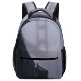 yanfind Children's Backpack Fog Outdoors Mist Smog Grey Public Domain Preschool Nursery Travel Bag