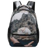 yanfind Children's Backpack Globe Marseille Macro Levitation Floating Preschool Nursery Travel Bag