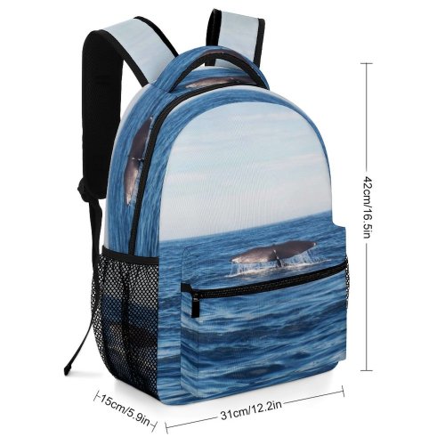 yanfind Children's Backpack Recreation Conservation Pacific Outdoors Scenic Habitat Underwater Sunny Fish Freedom Interaction Wildlife Preschool Nursery Travel Bag