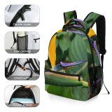 yanfind Children's Backpack Flower Plant   Birds Pollen Beautiful Colourful Wildlife Insect Butterfly Preschool Nursery Travel Bag