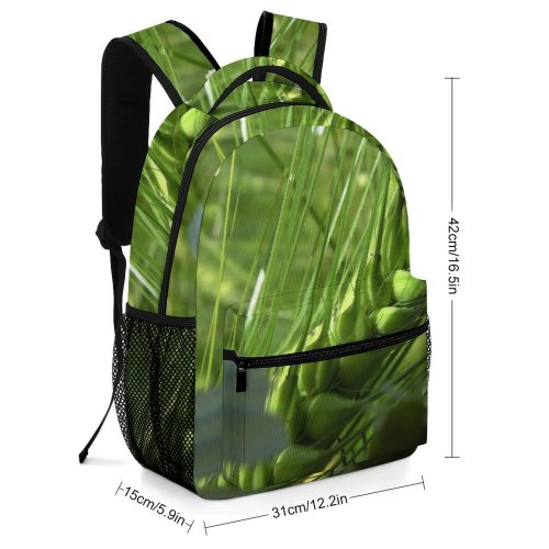 yanfind Children's Backpack Barley Corn Agriculture Country Field Farm Farming Spring Ear Spike Fan Flower Preschool Nursery Travel Bag