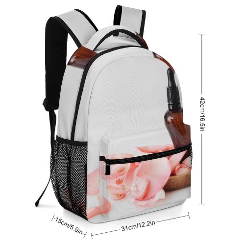 yanfind Children's Backpack Floral Dark Pastel Design Decor Delicate Perfume Flask Heap Soft Preschool Nursery Travel Bag