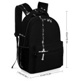 yanfind Children's Backpack Elegant Detail Vogue Golden Chain Metal Religion Design Shiny Unrecognizable Mystery Prayer Preschool Nursery Travel Bag