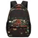 yanfind Children's Backpack  Festival Street City Dark Illuminated Lights Downtown Traffic Evening Transport Travel Preschool Nursery Travel Bag